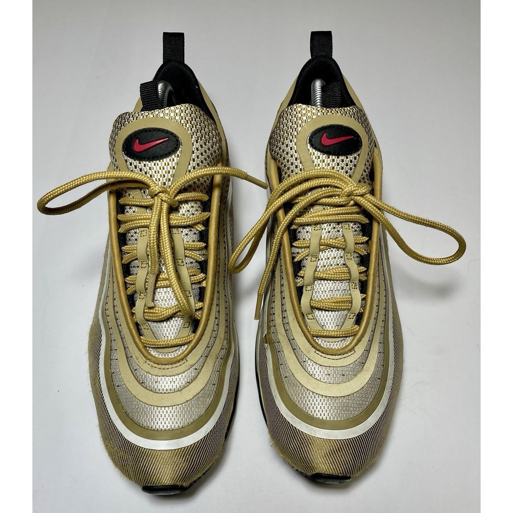 Nike Air Max 97 Ultra '17 Metallic Gold QS 2017 Size US 9.5 Style 918356-700